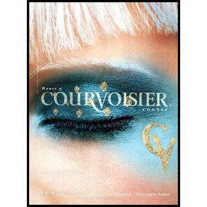 2002 Courvoisier Cognac Vintage Print Ad Eye Shadow Makeup House of Wall Art